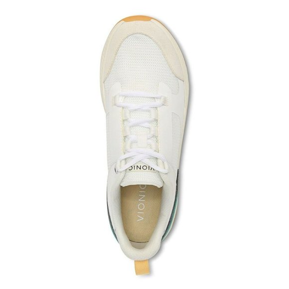 New Vionic Fearless Women's Comfort Sneaker Marshmallow/Teal - Picture 3 of 7